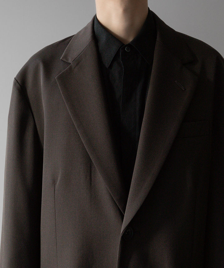 stein(シュタイン)の24SSコレクションOVERSIZED SINGLE BREASTED LONG JACKETのMILITARY KHAKI sessionセッション福岡セレクトショップ 公式通販サイト