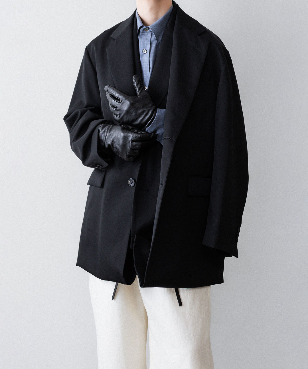 ssstein(シュタイン)のDOUBLE WEAVE COTTON ONE TUCK WIDE PANTS - CREAMの公式通販サイトsession福岡セレクトショップ