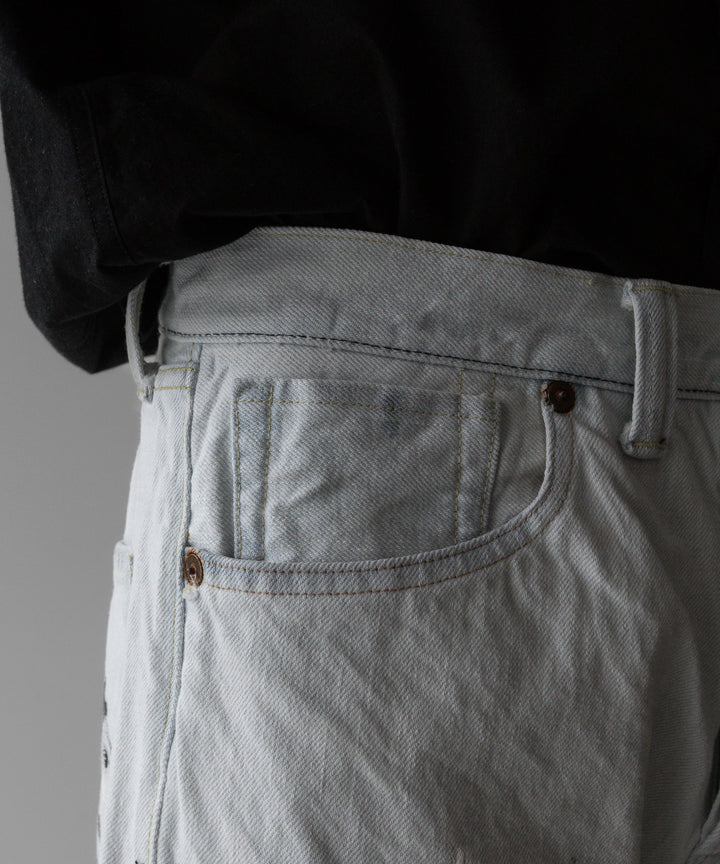 【INTÉRIM】インテリムのMILK PAINT WWII 1943 HEAVY KIBATA SHUTTLE DENIM JEANS - P.B.WHITE公式通販サイトsession福岡セレクトショップ