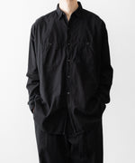 画像をギャラリービューアに読み込む, INTÉRI インテリムのBLACK SURFAR GARMENT DYE HYPER BIG MIL WORK SHIRT TYPE2のBLACK公式通販サイトsession福岡セレクトショップ
