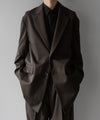 【stein】OVERSIZED SINGLE BREASTED LONG JACKET - MILITARY KHAKI