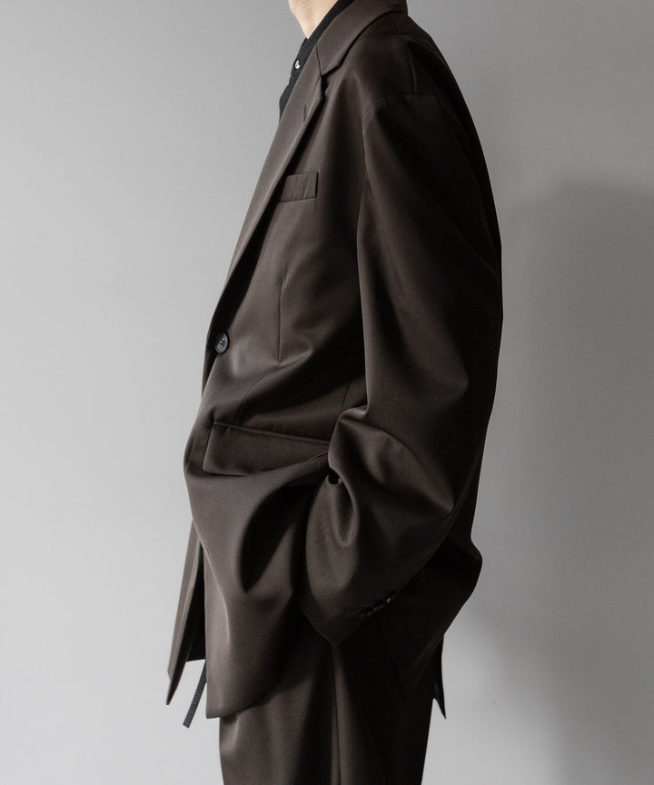 stein(シュタイン)の24SSコレクションOVERSIZED SINGLE BREASTED LONG JACKETのMILITARY KHAKI sessionセッション福岡セレクトショップ 公式通販サイト