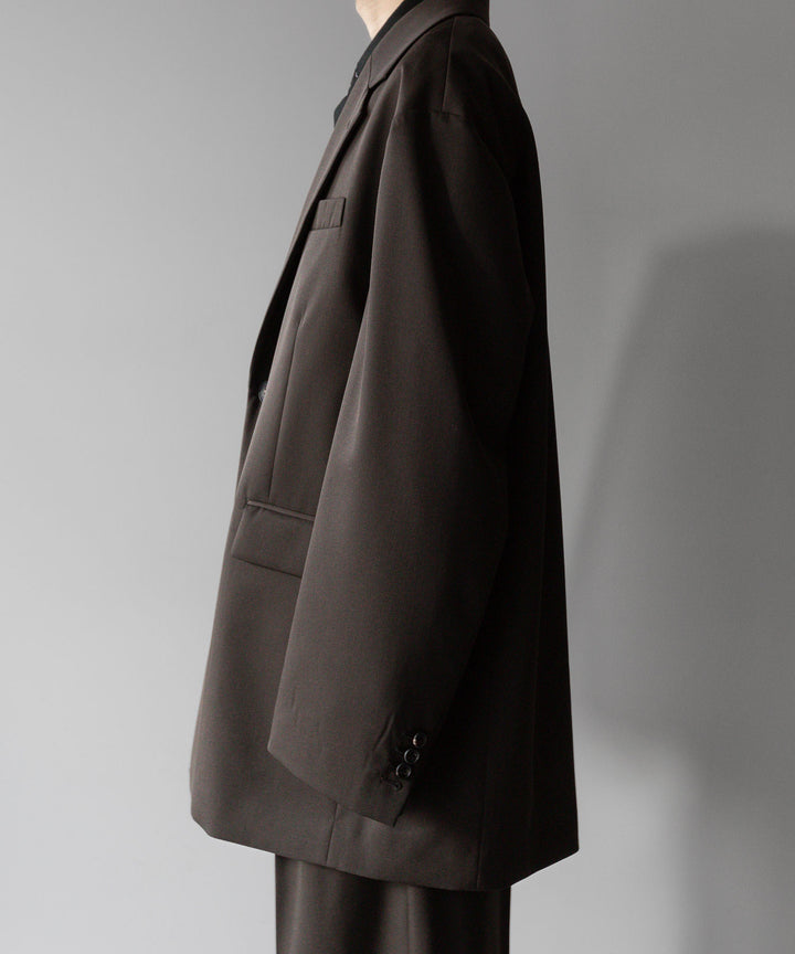 stein(シュタイン)の24SSコレクションOVERSIZED SINGLE BREASTED LONG JACKETのMILITARY KHAKI sessionセッション福岡セレクトショップ 公式通販サイト