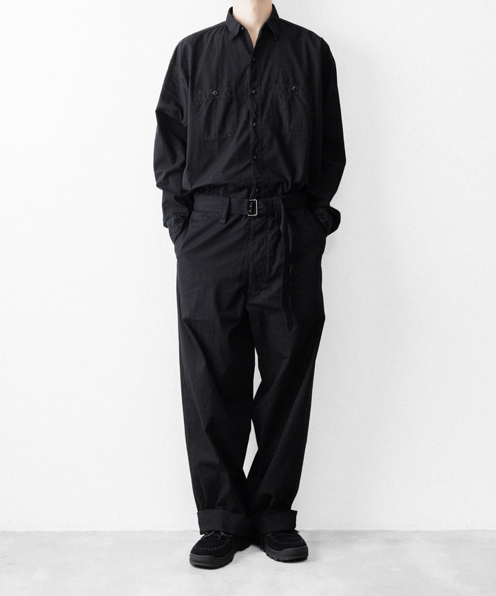 INTÉRI インテリムのBLACK SURFAR GARMENT DYE HYPER BIG MIL WORK SHIRT TYPE2のBLACK公式通販サイトsession福岡セレクトショップ