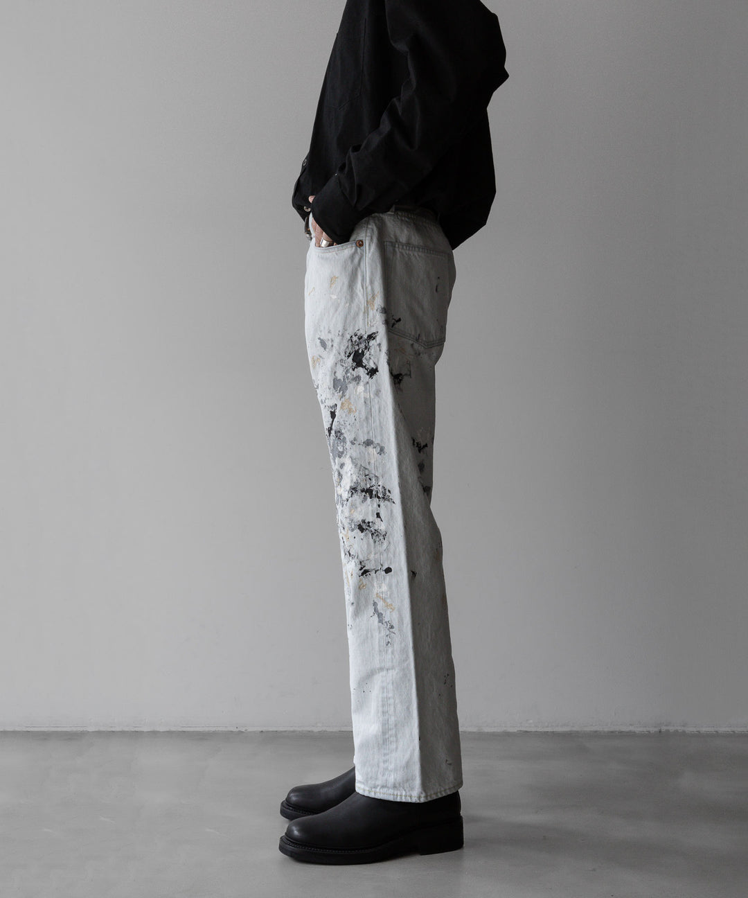 【INTÉRIM】インテリムのMILK PAINT WWII 1943 HEAVY KIBATA SHUTTLE DENIM JEANS - P.B.WHITE公式通販サイトsession福岡セレクトショップ