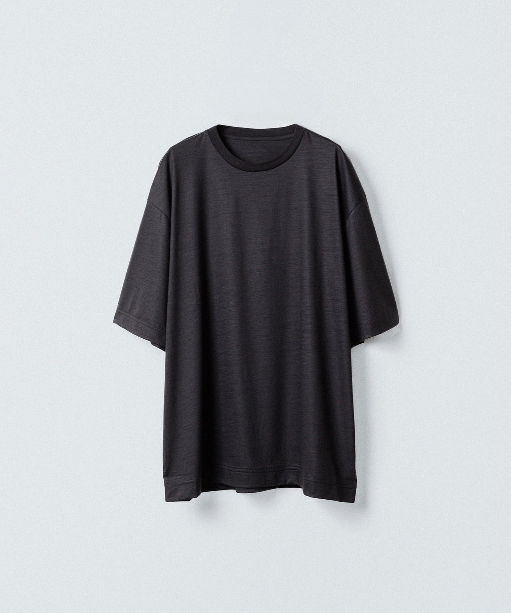 KANEMASA PHIL. カネマサフィル 36G WOOL S/S TEEのCHARCOAL 公式通販サイトsession福岡セレクトショップ