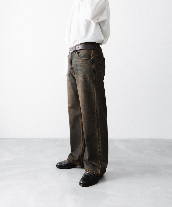 CODA -コーダのBLACK BROWN WASH BREAK CUT FLARED JEANSのBLACK BROWN公式通販サイトsession福岡セレクトショップ