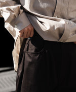 画像をギャラリービューアに読み込む, ssstein(シュタイン)のCOTTON SATIN ROUND PANTS - DARK BROWNの公式通販サイトsession福岡セレクトショップ
