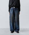 【ssstein】BAGGY DENIM JEANS - INDIGO