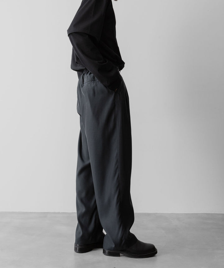 ssstein(シュタイン)のCUPRO TWILL WIDE EASY TROUSERS - BLACKの公式通販サイトsession福岡セレクトショップ