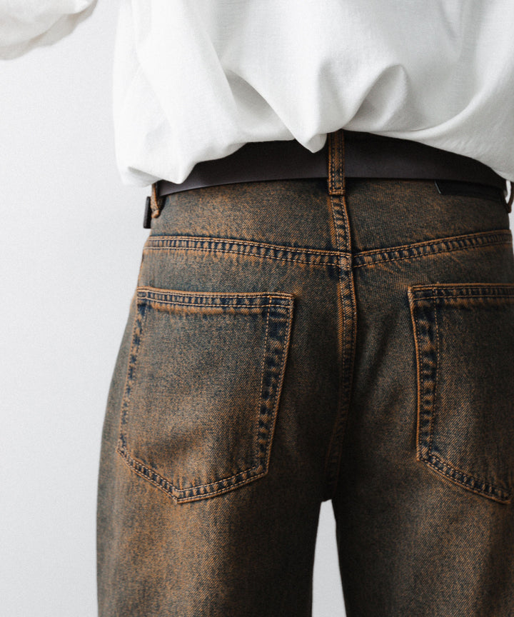CODA -コーダのBLACK BROWN WASH BREAK CUT FLARED JEANSのBLACK BROWN公式通販サイトsession福岡セレクトショップ