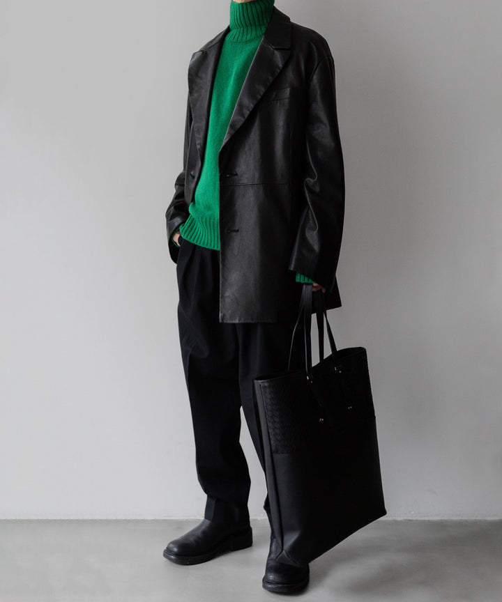 stein(シュタイン)の23AWコレクションEX FINE LAMBS LOOSE HIGH NECK KNIT LSのGREEN sessionセッション福岡セレクトショップ 公式通販サイト