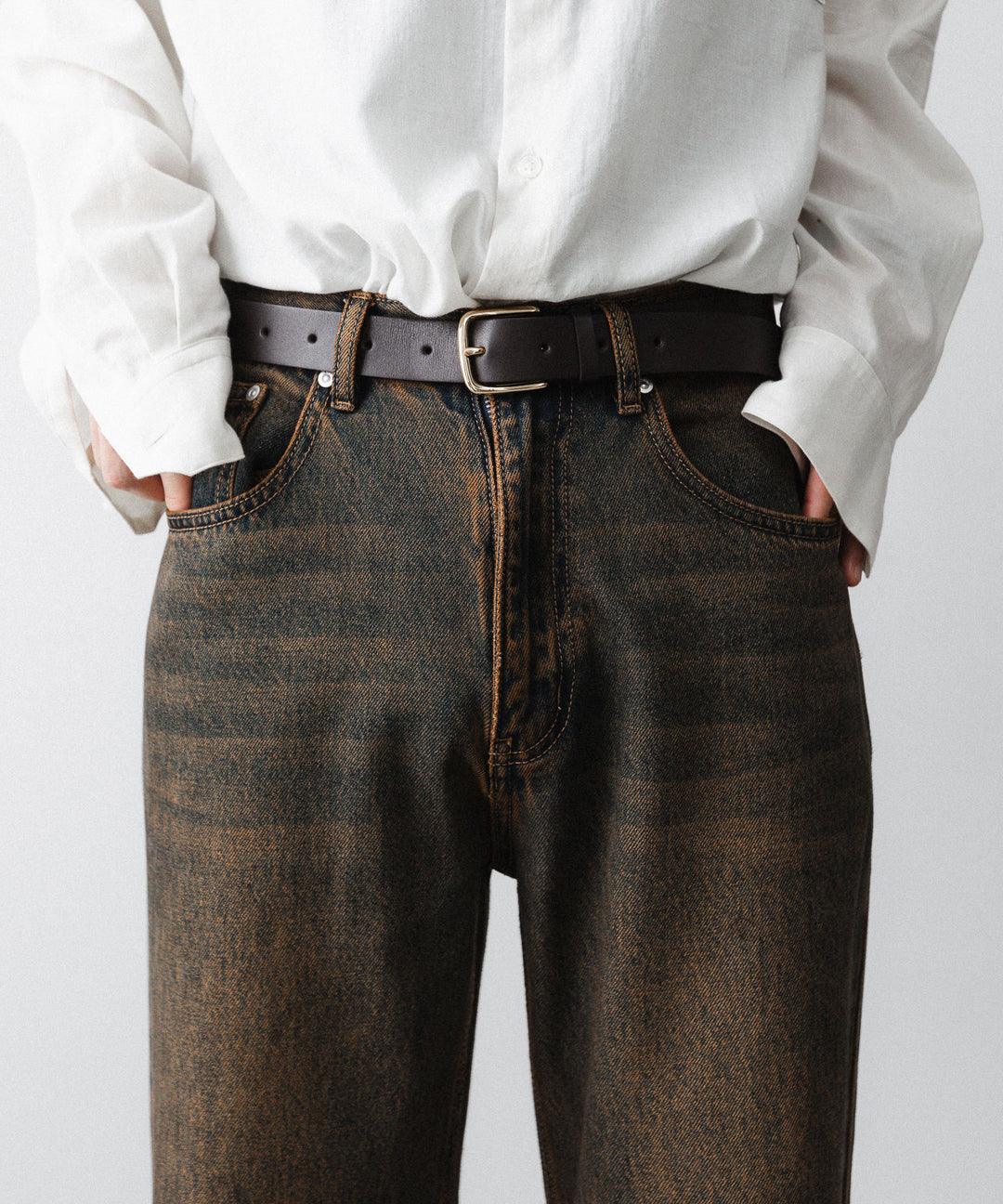 CODA -コーダのBLACK BROWN WASH BREAK CUT FLARED JEANSのBLACK BROWN公式通販サイトsession福岡セレクトショップ