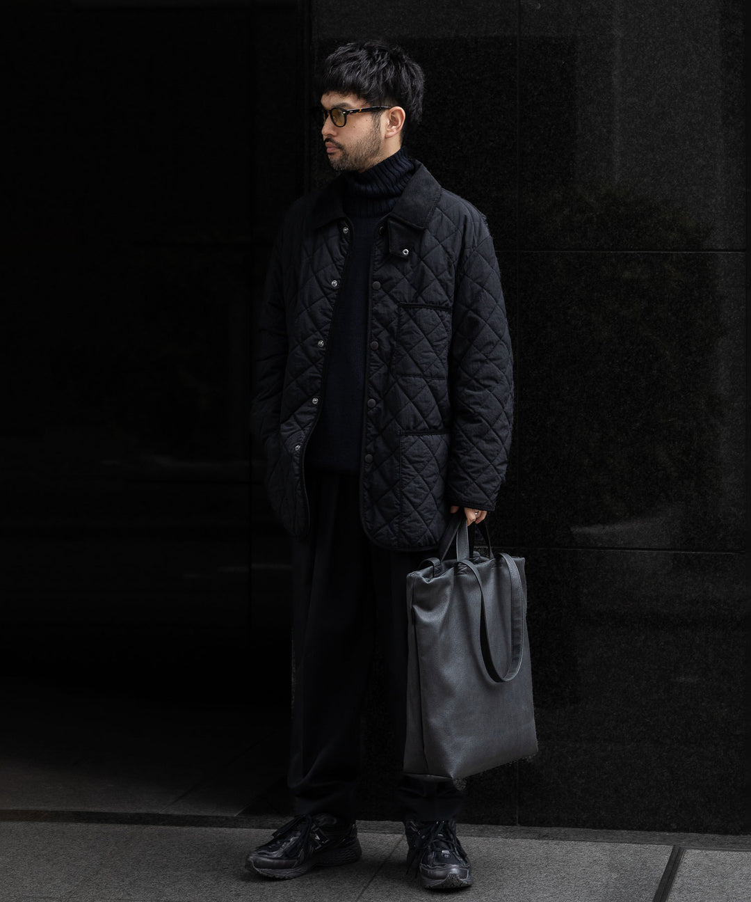 【KaILI】カイリ 2D4H TOTE UN - BLACK sessionセッション福岡セレクトショップ  公式通販サイト