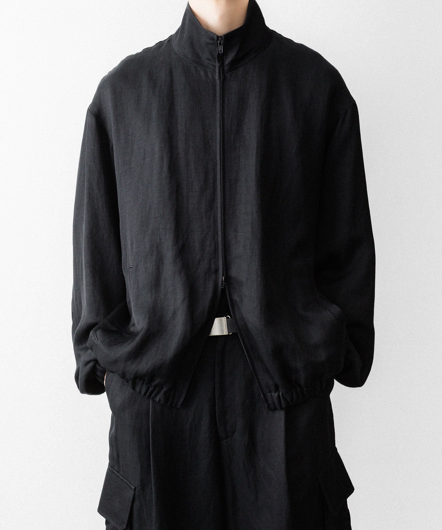 ジャケット・アウター ssstein VIS/LITWILLSHIRREDLIGHTZIPJACKET ssstein / シュタイン】VIS/LI BRIGHT TWILL SHIRRED LIGHT ZIP JACKET