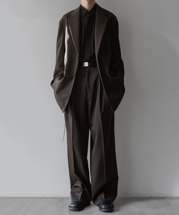 stein(シュタイン)の24SSコレクションLEATHER BELT ( PLAIN BUCKLE )のBLACK公式通販サイトsession福岡セレクトショップ