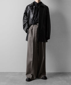 ssstein(シュタイン)のC/SI TWILL OVERSIZED REGULAR COLLAR SHIRT - BLACKの公式通販サイトsession福岡セレクトショップ