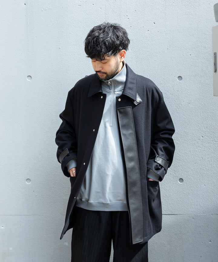 KANEMASA PHIL. カネマサフィル 23AW EXCLUSIVE - 36G SUPER FINE GAUGE HALF ZIP PULLOVER - LIGHT GRAY sessionセッション福岡セレクトショップ公式通販サイト