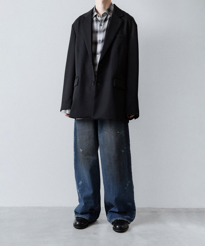 ssstein(シュタイン)のOVERSIZED SINGLE BREASTED JACKET - BLACKの公式通販サイトsession福岡セレクトショップ