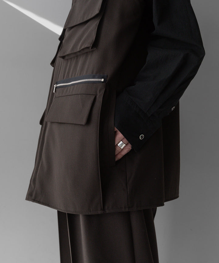 stein(シュタイン)の24SSコレクションOVERSIZED MULTI POCKET VESTのMILITARY KHAKI sessionセッション福岡セレクトショップ 公式通販サイト