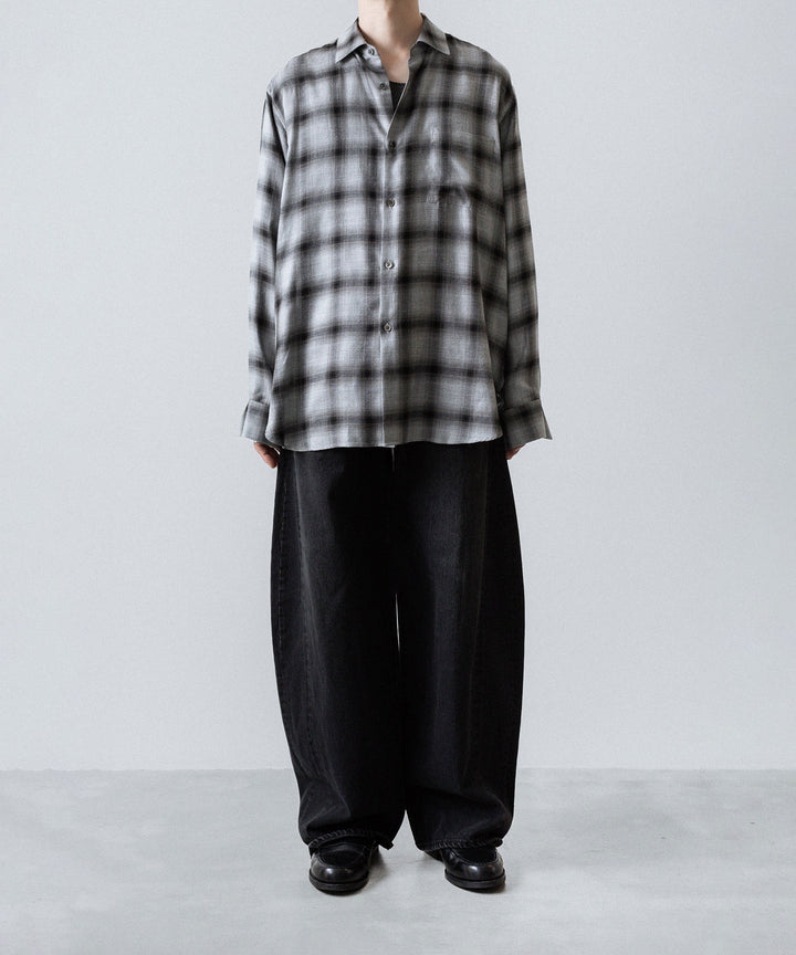 ssstein(シュタイン)のDEFORMATION WIDE DENIM JEANS - BLACKの公式通販サイトsession福岡セレクトショップ