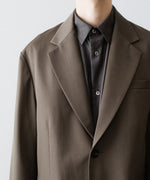 画像をギャラリービューアに読み込む, ssstein(シュタイン)のOVERSIZED SINGLE BREASTED LONG JACKET - DARK BEIGEの公式通販サイトsession福岡セレクトショップ
