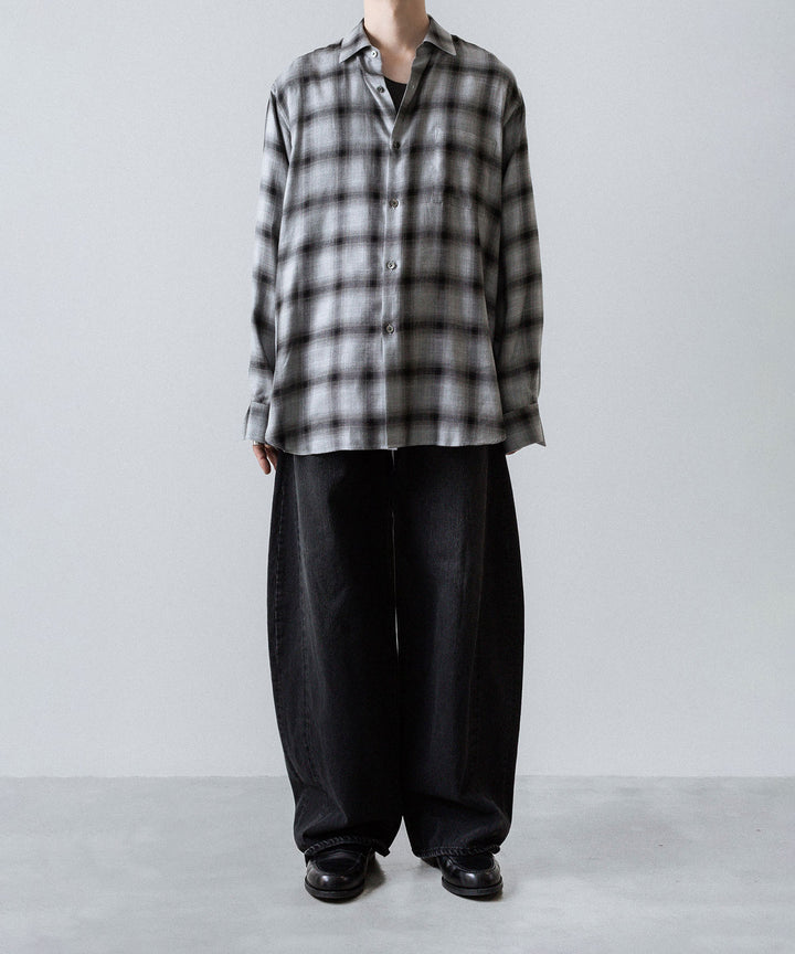 ssstein(シュタイン)のDEFORMATION WIDE DENIM JEANS - BLACKの公式通販サイトsession福岡セレクトショップ