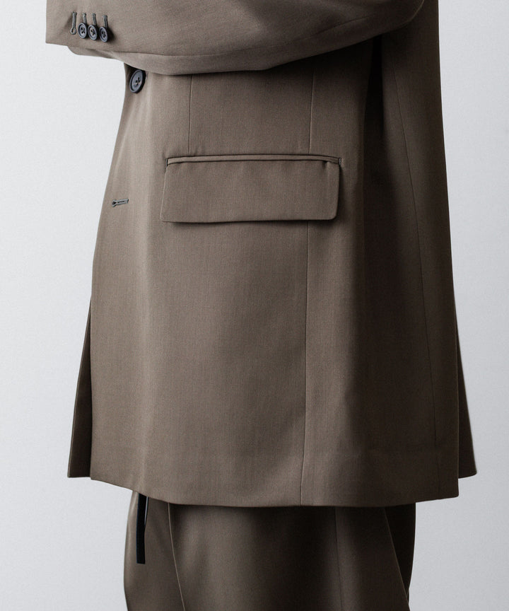 ssstein(シュタイン)のOVERSIZED SINGLE BREASTED LONG JACKET - DARK BEIGEの公式通販サイトsession福岡セレクトショップ