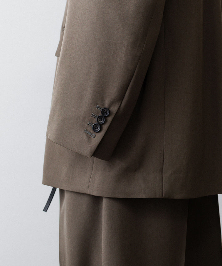 ssstein(シュタイン)のOVERSIZED SINGLE BREASTED LONG JACKET - DARK BEIGEの公式通販サイトsession福岡セレクトショップ