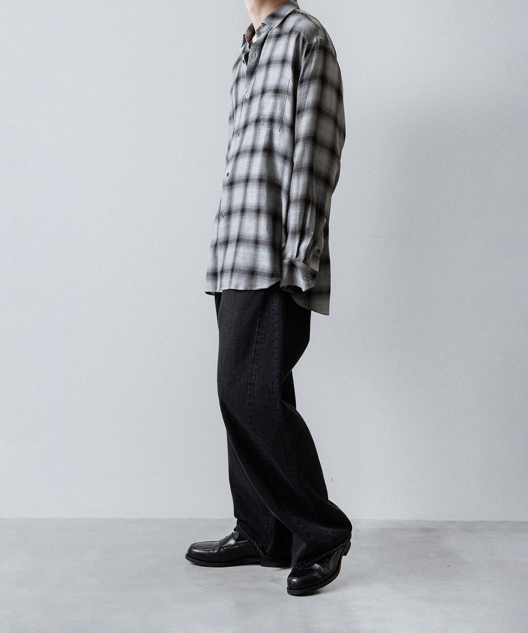 ssstein(シュタイン)のDEFORMATION WIDE DENIM JEANS - BLACKの公式通販サイトsession福岡セレクトショップ