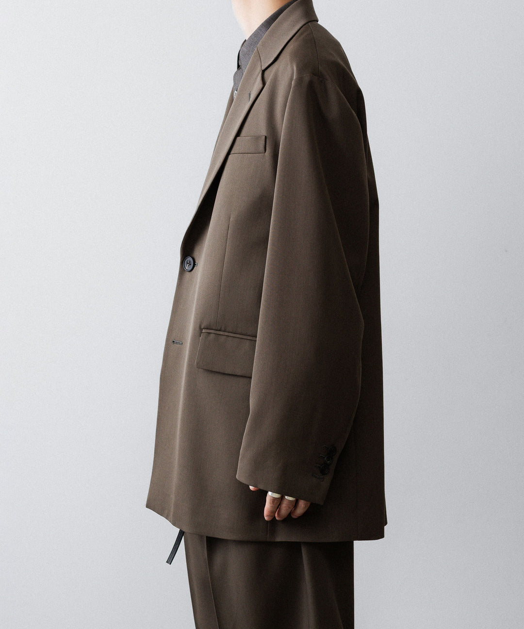 ssstein(シュタイン)のOVERSIZED SINGLE BREASTED LONG JACKET - DARK BEIGEの公式通販サイトsession福岡セレクトショップ