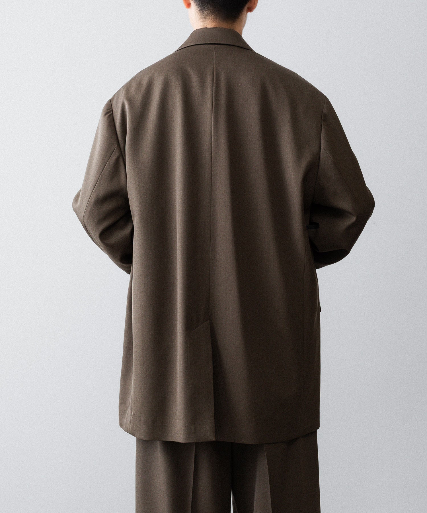 ssstein(シュタイン)のOVERSIZED SINGLE BREASTED LONG JACKET - DARK BEIGEの公式通販サイトsession福岡セレクトショップ