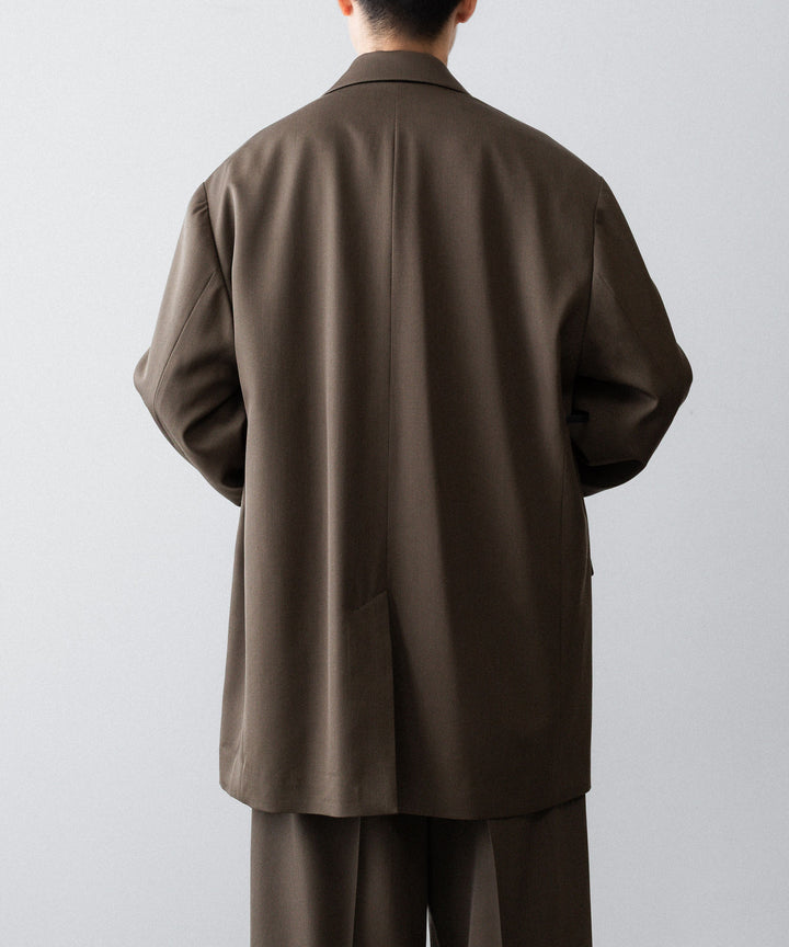 ssstein(シュタイン)のOVERSIZED SINGLE BREASTED LONG JACKET - DARK BEIGEの公式通販サイトsession福岡セレクトショップ