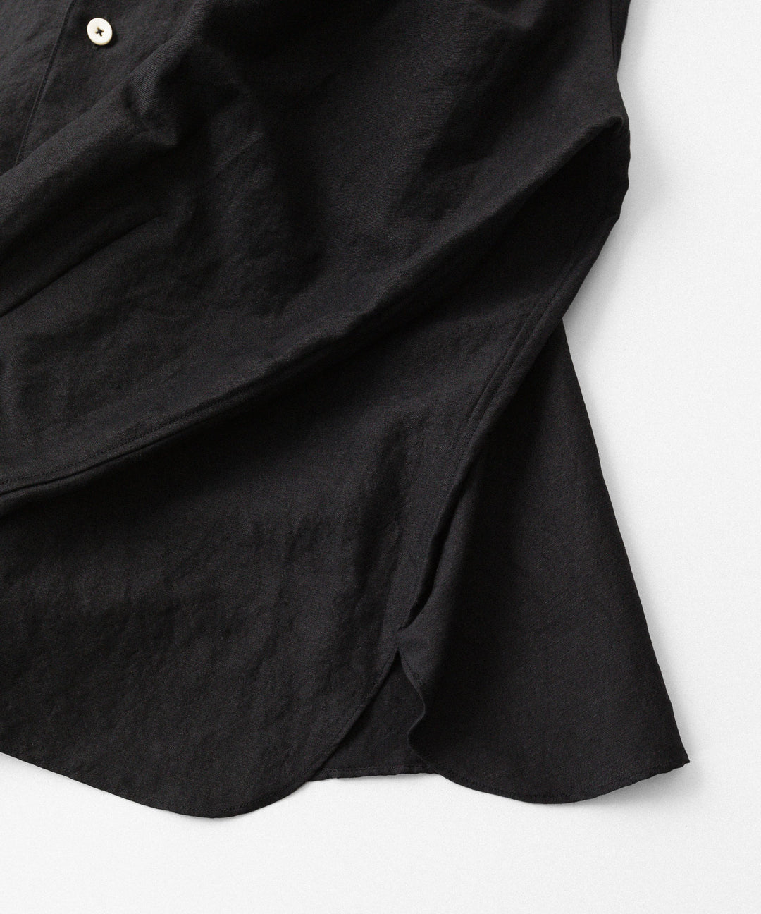 phebus- フィーバスのWOOL LINEN SHIRTのBLACK公式通販サイトsession福岡セレクトショップ