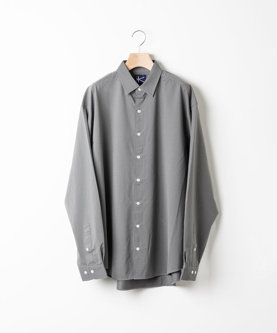 【KANEMASA PHIL.】カネマサのROYAL OX DRESS JERSEY SHIRT - GRAY 公式通販session福岡セレクトショップ