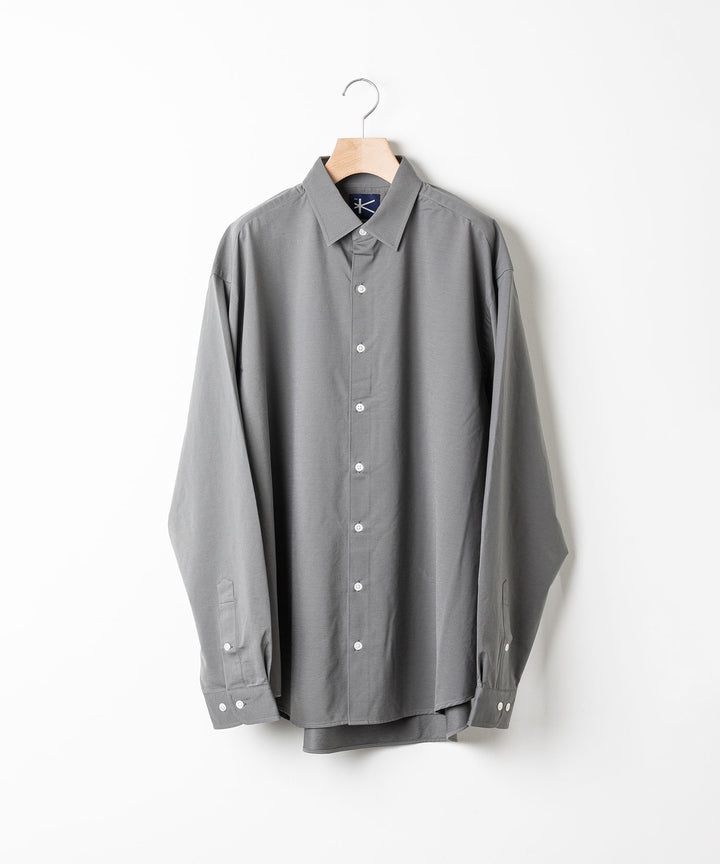 【KANEMASA PHIL.】カネマサのROYAL OX DRESS JERSEY SHIRT - GRAY 公式通販session福岡セレクトショップ