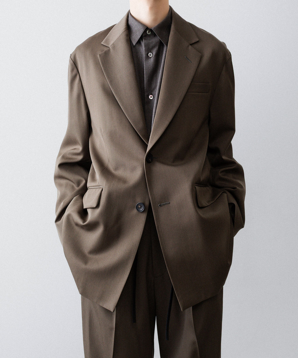 ssstein(シュタイン)のOVERSIZED SINGLE BREASTED LONG JACKET - DARK BEIGEの公式通販サイトsession福岡セレクトショップ