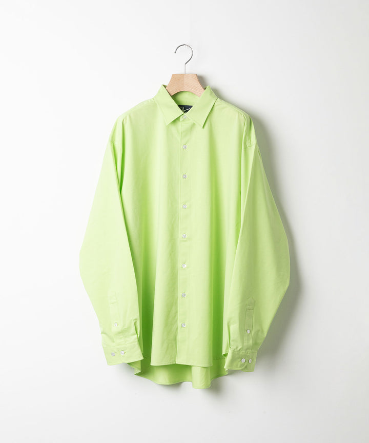 【KANEMASA PHIL.】カネマサのROYAL OX DRESS JERSEY SHIRT - LIME 公式通販session福岡セレクトショップ