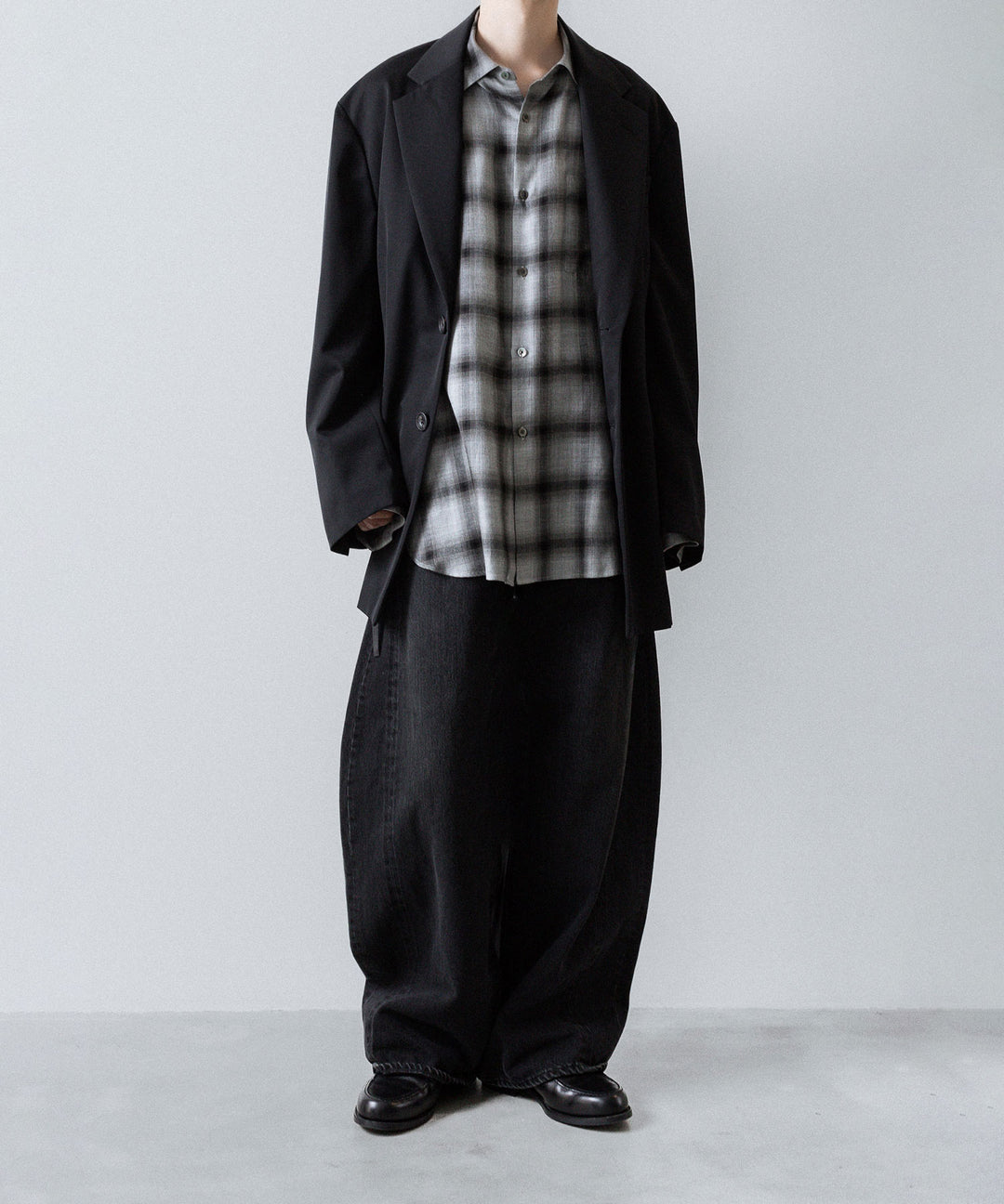ssstein(シュタイン)のDEFORMATION WIDE DENIM JEANS - BLACKの公式通販サイトsession福岡セレクトショップ
