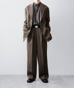 画像をギャラリービューアに読み込む, ssstein(シュタイン)のOVERSIZED SINGLE BREASTED LONG JACKET - DARK BEIGEの公式通販サイトsession福岡セレクトショップ
