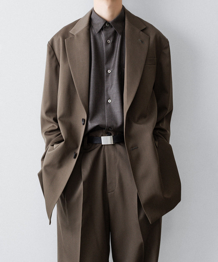 【ssstein】シュタイン 26ss LEATHER BELT ( PLAIN BUCKLE ) - BLACK sessionセッション福岡セレクトショップ 公式通販サイト