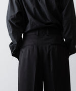 画像をギャラリービューアに読み込む, ssstein(シュタイン)のLAMBS LEATHER HALF COAT - BLACKの公式通販サイトsession福岡セレクトショップ

