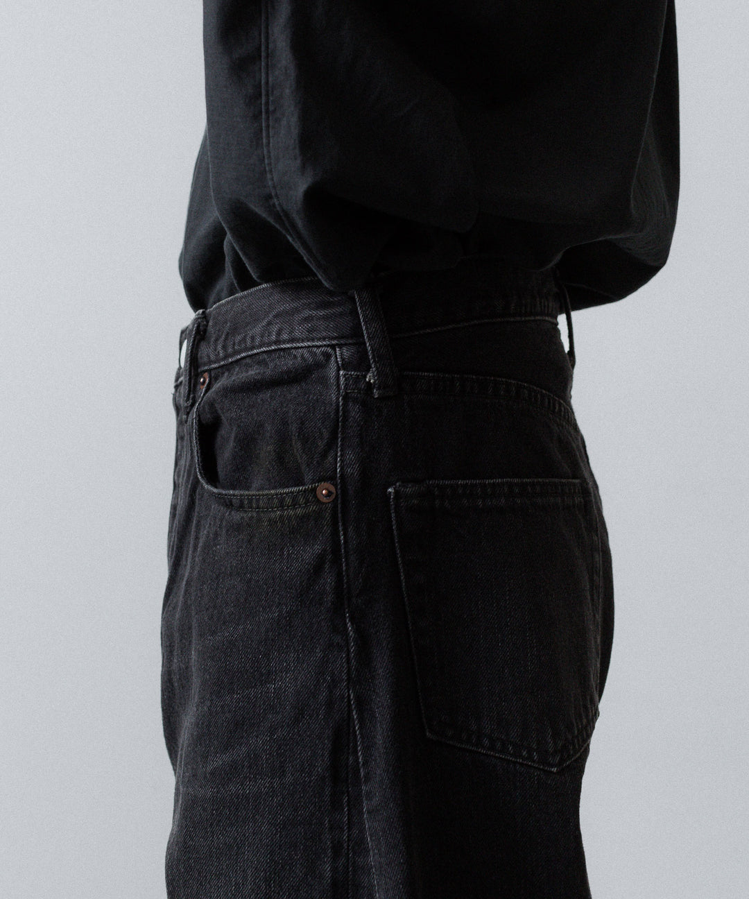 ssstein(シュタイン)のDEFORMATION WIDE DENIM JEANS - BLACKの公式通販サイトsession福岡セレクトショップ