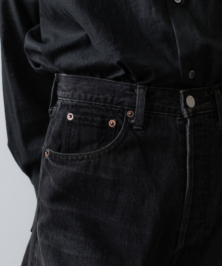 ssstein(シュタイン)のDEFORMATION WIDE DENIM JEANS - BLACKの公式通販サイトsession福岡セレクトショップ