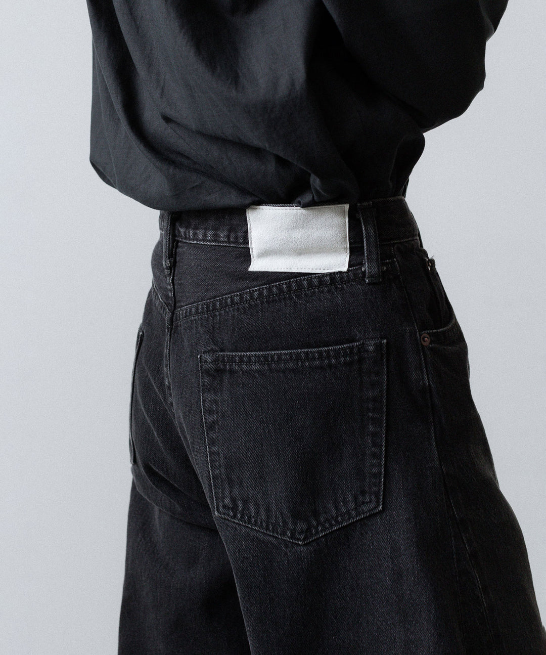 ssstein(シュタイン)のDEFORMATION WIDE DENIM JEANS - BLACKの公式通販サイトsession福岡セレクトショップ