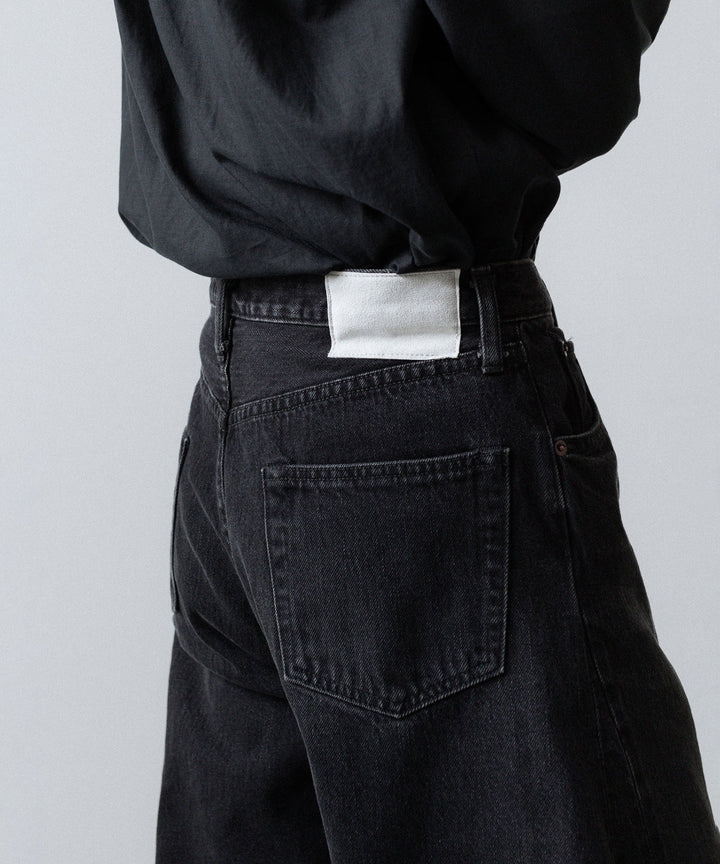 ssstein(シュタイン)のDEFORMATION WIDE DENIM JEANS - BLACKの公式通販サイトsession福岡セレクトショップ