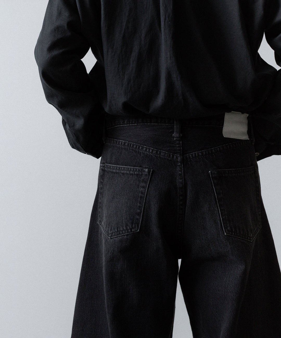 ssstein(シュタイン)のDEFORMATION WIDE DENIM JEANS - BLACKの公式通販サイトsession福岡セレクトショップ
