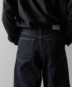 画像をギャラリービューアに読み込む, ssstein(シュタイン)のTWIST SEAM ECO DENIM JEANS - INDIGO(ONE WASH)の公式通販サイトsession福岡セレクトショップ
