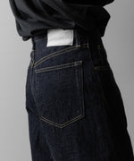 画像をギャラリービューアに読み込む, ssstein(シュタイン)のTWIST SEAM ECO DENIM JEANS - INDIGO(ONE WASH)の公式通販サイトsession福岡セレクトショップ
