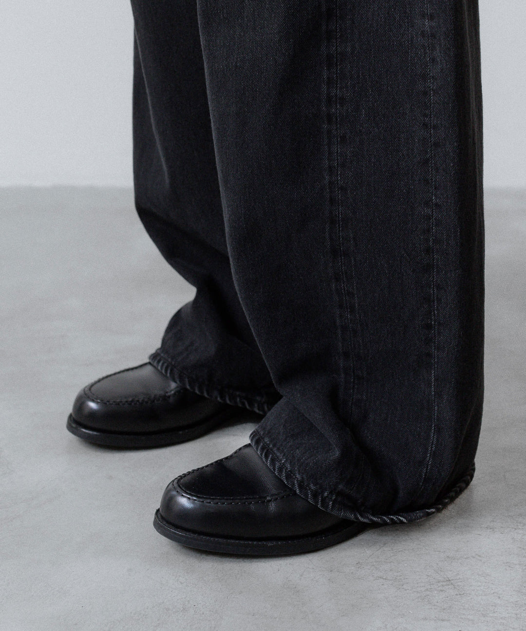 ssstein(シュタイン)のDEFORMATION WIDE DENIM JEANS - BLACKの公式通販サイトsession福岡セレクトショップ